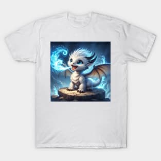 The Enchantment of the Baby White Dragon T-Shirt